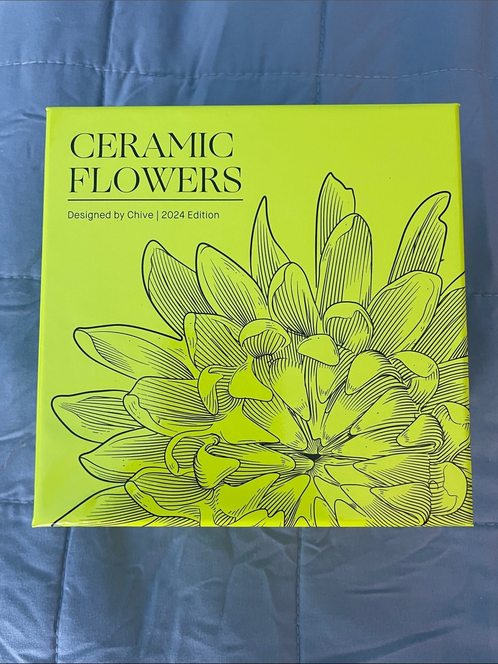 Chive “Flower Green” Ceramic Floral Sculpture.